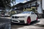 BMW M4 Coupe Alpine White on ADV.1 Wheels (ADV10 M.V2 CS) 2016 года